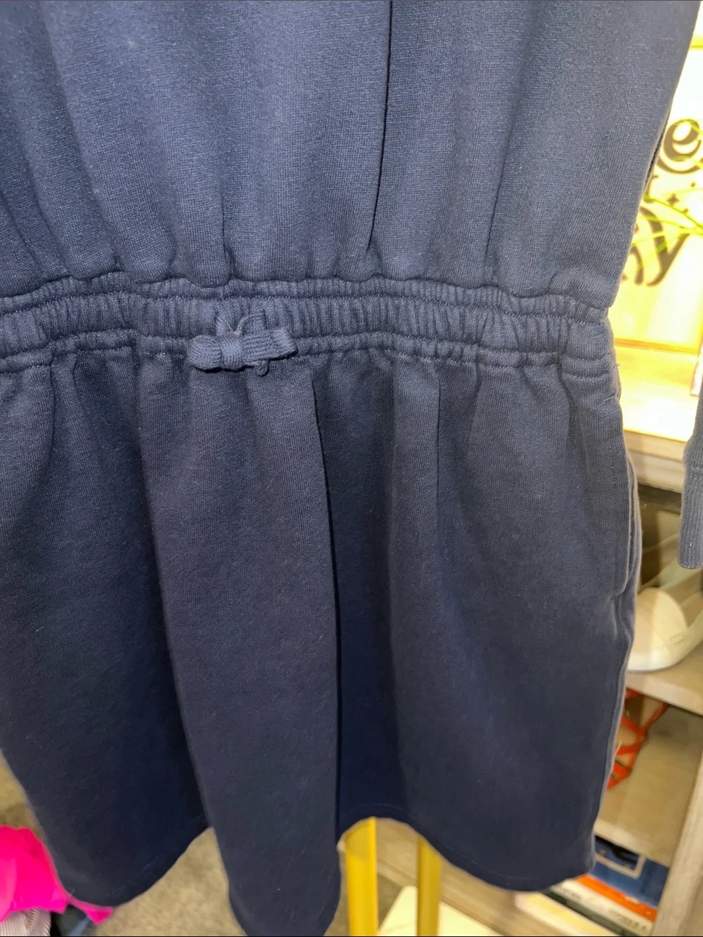 Ralph Lauren Navy Sweatshirt with Embroidered Polo Bear
